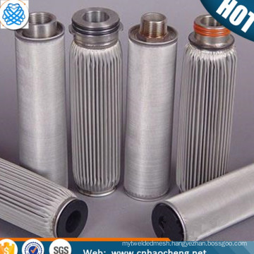 stainless steel Pleated Panel Air Filters/Pleated Filter Cartridges